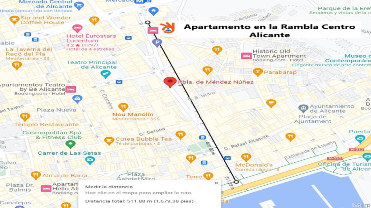 Apartamento En La Rambla Centro Alicante C Екстер'єр фото